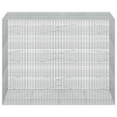 Gabion med 5 mm tråd og 5x2,5 cm net 200x100x150 cm