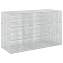 Gabion med 5 mm tråd og 5x2,5 cm net 250x100x150 cm