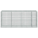 Gabion med 5 mm tråd og 5x2,5 cm net 350x100x150 cm