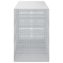 Gabion med 5 mm tråd og 5x2,5 cm net 350x100x150 cm