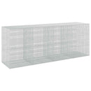 Gabion med 5 mm tråd og 5x2,5 cm net 400x100x150 cm