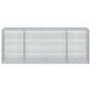 Gabion med 5 mm tråd og 5x2,5 cm net 400x100x150 cm