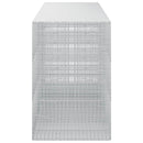 Gabion med 5 mm tråd og 5x2,5 cm net 400x100x150 cm