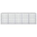 Gabion med 5 mm tråd og 5x2,5 cm net 500x100x150 cm