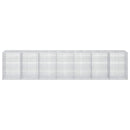 Gabion med 5 mm tråd og 5x2,5 cm net 700x100x150 cm