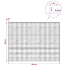 Gabion med 5 mm Tråd og 5x5 cm Maske 200x10x150 cm