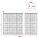 Gabion med 5 mm Tråd og 5x5 cm Maske 950x20x150 cm