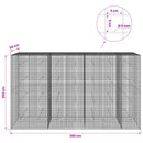 Gabion med 5 mm Tråd og 5x5 cm Maske 350x50x200 cm