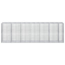 Gabion med 5 mm tråd og 5x5 cm net 650x100x200 cm