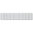 Gabion med 5 mm tråd og 5x5 cm net 1000x100x200 cm