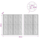 Gabion med 5 mm Tråd og 5x10 cm Maske 650x10x200 cm