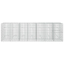 Gabion med 5 mm tråd og 5x10 cm net 350x20x100 cm