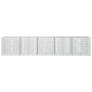 Gabion med 5 mm tråd og 5x10 cm net 500x20x100 cm