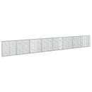 Gabion med 5 mm tråd og 5x10 cm net 800x20x100 cm
