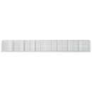 Gabion med 5 mm tråd og 5x10 cm net 800x20x100 cm