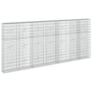Gabion med 5 mm tråd og 5x10 cm net 350x20x150 cm