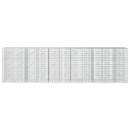 Gabion med 5 mm tråd og 5x10 cm net 550x20x150 cm