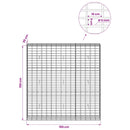 Gabion med 5 mm Tråd og 5x10 cm Maske 150x30x150 cm