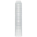 Gabion med 5 mm tråd og 5x10 cm net 450x30x150 cm