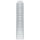 Gabion med 5 mm tråd og 5x10 cm net 650x30x150 cm