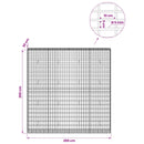 Gabion med 5 mm Tråd og 5x10 cm Maske 200x30x200 cm