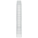 Gabion med 5 mm Tråd og 5x10 cm Maske 350x30x200 cm