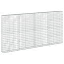 Gabion med 5 mm tråd og 5x10 cm net 400x30x200 cm