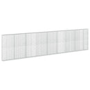 Gabion med 5 mm tråd og 5x10 cm net 850x30x200 cm