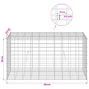 Gabion med 5 mm tråd og 5x10 cm net 100x50x50 cm