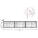 Gabion med 5 mm tråd og 5x10 cm net 300x50x50 cm