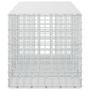 Gabion med 5 mm tråd og 5x10 cm net 400x50x50 cm