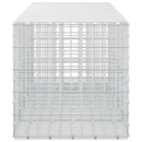 Gabion med 5 mm tråd og 5x10 cm net 450x50x50 cm