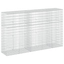 Gabion med 5 mm tråd og 5x10 cm net 250x50x150 cm