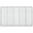 Gabion med 5 mm tråd og 5x10 cm net 250x50x150 cm