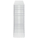 Gabion med 5 mm tråd og 5x10 cm net 400x50x150 cm
