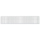 Gabion med 5 mm tråd og 5x10 cm net 1050x50x200 cm