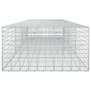 Gabion med 5 mm tråd og 5x10 cm net 350x100x50 cm