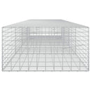 Gabion med 5 mm tråd og 5x10 cm net 400x100x50 cm