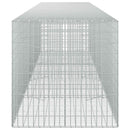 Gabion med 5 mm tråd og 5x10 cm net 450x100x100 cm