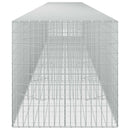 Gabion med 5 mm tråd og 5x10 cm net 800x100x100 cm