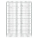 Gabion med 5 mm tråd og 5x10 cm net 150x100x200 cm