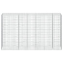 Gabion med 5 mm tråd og 5x10 cm net 350x100x200 cm