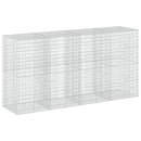 Gabion med 5 mm tråd og 5x10 cm net 400x100x200 cm