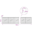 Gabion med 5 mm Tråd og 10x10 cm Net 1150x10x50 cm