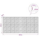 Gabion med 5 mm Tråd og 10x10 cm Net 450x10x200 cm