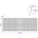 Gabion med 5 mm Tråd og 10x10 cm Net 550x10x200 cm