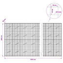 Gabion med 5 mm Tråd og 10x10 cm Net 650x10x200 cm