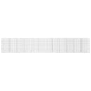 Gabion med 5 mm Tråd og 10x10 cm Net 1200x30x200 cm