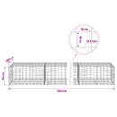 Gabion med 5 mm Tråd og 10x10 cm Net 600x100x50 cm
