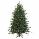 Kunstigt juletræ med julekugle 120 cm 150 LED'er Varm hvid